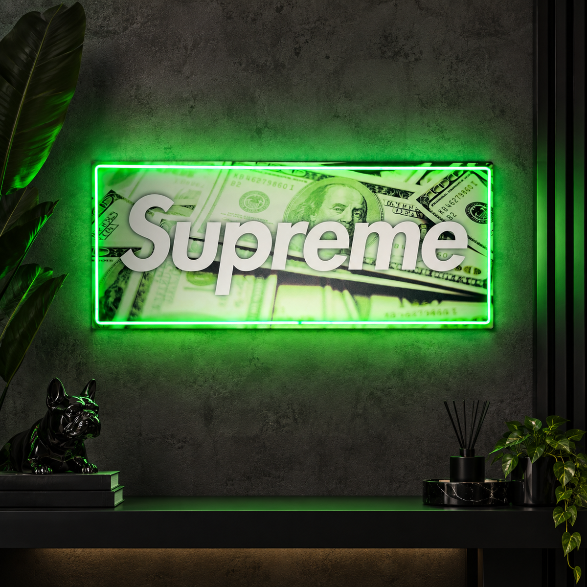 “Luxury banner verde”