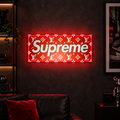 “Luxury banner rosso”