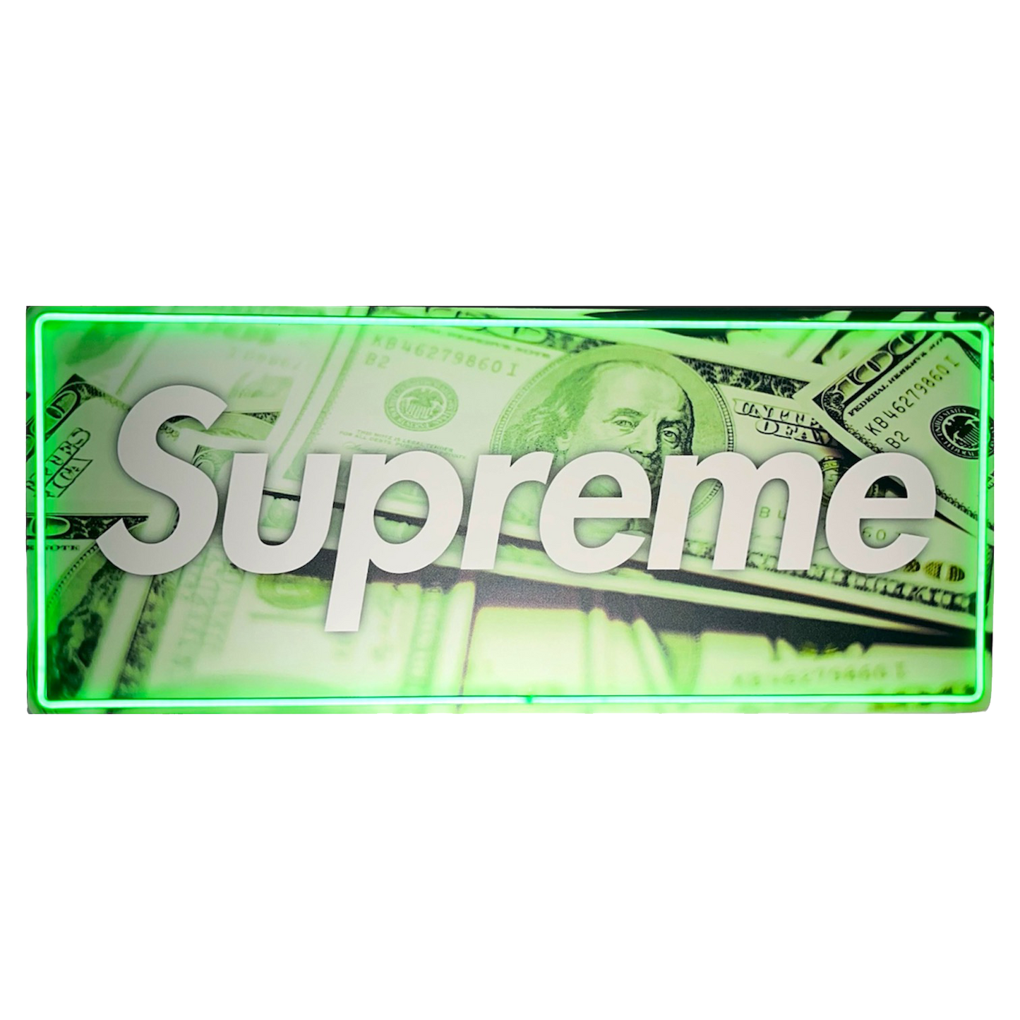 “Luxury banner verde”